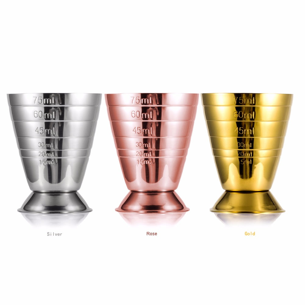 Jigger Three Scales Measuring Wine Cup Stainless