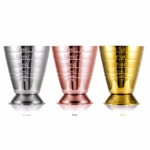 Jigger Three Scales Measuring Wine Cup Stainless