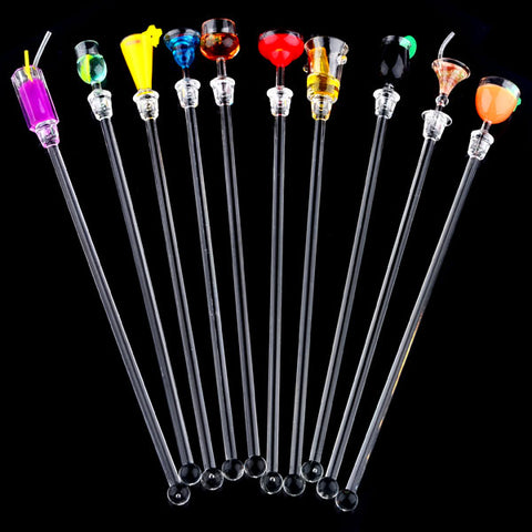 Drink Mixer Bar Puddler Muddler Stirring Mixing Sticks
