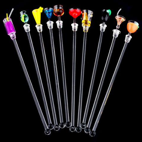 Drink Mixer Bar Puddler Muddler Stirring Mixing Sticks