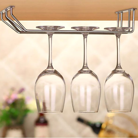 Wine Glass Rack Holder Under Cabinet