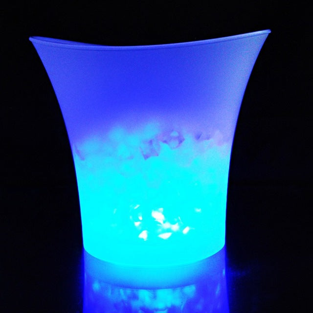 Waterproof Plastic LED Ice Bucket Color Changing Bars